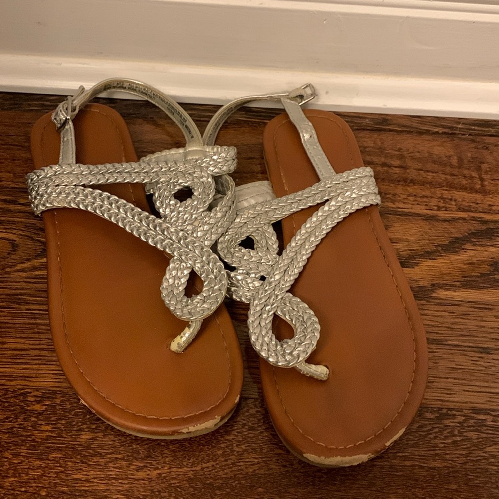 Gap Silver Sandals